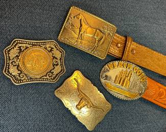 Men's belt buckles