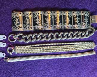 Sterling bracelets