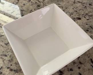 Set of Square Dishes, Bowls, Plates