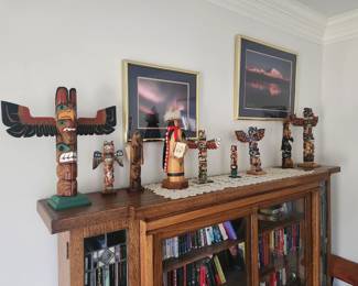 Close up of the Totems available 