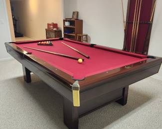 Sherwood by Brunswick pool table plus accessories! Priced to sell! Offers ok