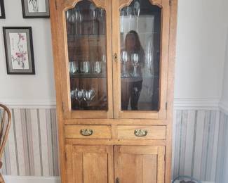 Hutch, cabinet, perfect storage in kitchen or dining room 