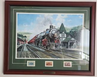 Train memorabilia and art