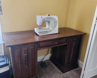 Sewing table and newer machine 