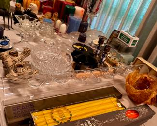 Candles, candle holders