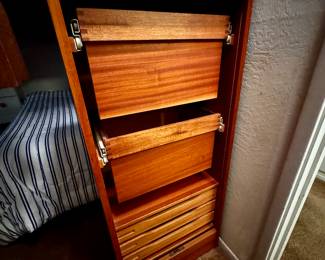 Mid century disguised file cabinet (see previous photo for closed state) 