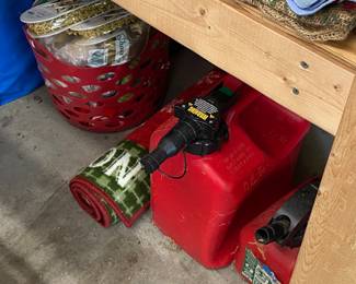 Gas Cans and Mats