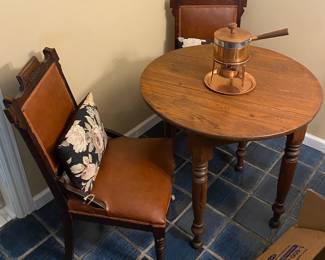 Small Table with Empire Chairs
