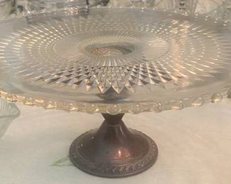 Sterling Weighted Pedestal Cake Stand