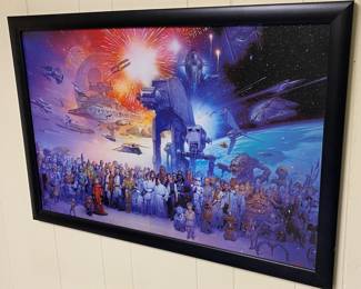 Framed Star Wars Print