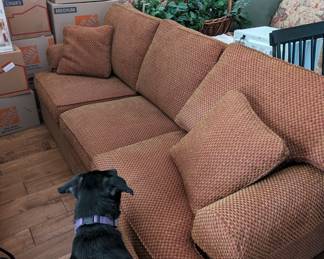 Red Ethan Allen Sofa