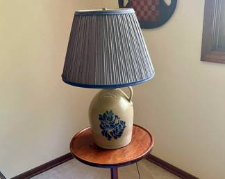 Pfaltzgraff Folk Art lamp 