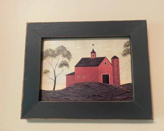 Early American barn print 