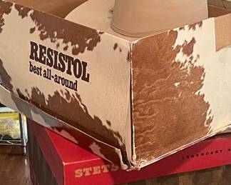 Resistol and Stetson Cowboy Hats in great condition