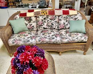 Wicker sofa 