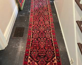 a huge antique Oriental Rug runner