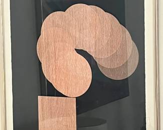 a monoprint by Pol Bury