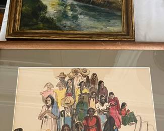 part of a large selection of regional artwork