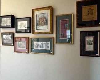 prints and drawings of local interest