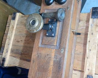 Antique wall phone