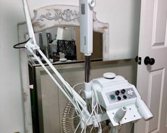 white multifunction facial steamer