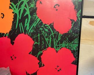 Warhol print from Wynn Hotel. Multiple copies available. Approx 3x3