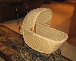 Vintage Doll Baby Buggy