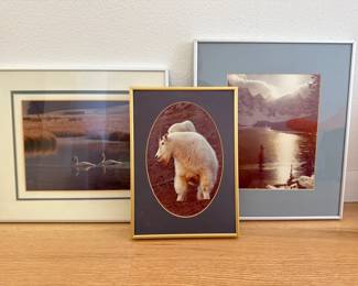 Vintage Lee Mann Photography Trio - 2 Signed	