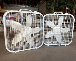 (2) Lasko 20" Box Fans	