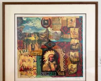 Original Mixed Media Art "The Great Northwest" - Signed Roberts	