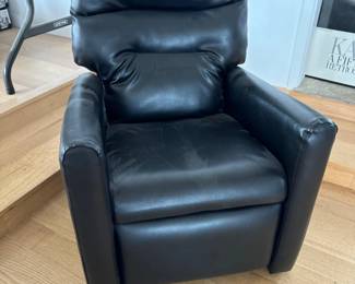 Child, Small Dog, or Cat Size Black Recliner	