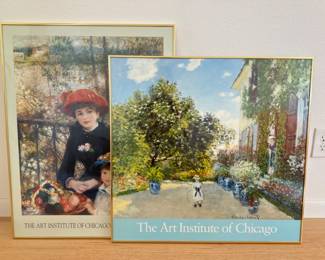 The Art Institute of Chicago Renoir & Monet Art Posters	