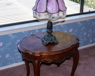 Accent table and Lamp