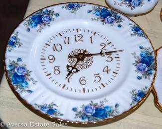 Huge Set (over 70 pieces) of Royal Albert "Moonlight Rose" dinnerware