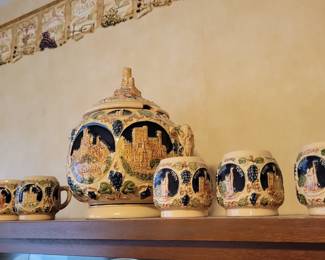 Vintage German Goblet set