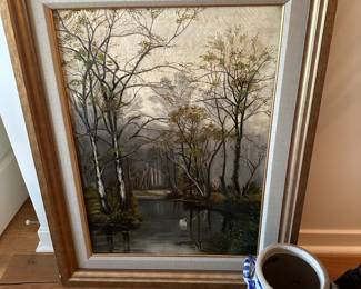 Antique original oil painting