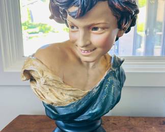 Neapolitan Fisher Boy by C. Hennecke & Co. Milwaukee, bust of Urchin
