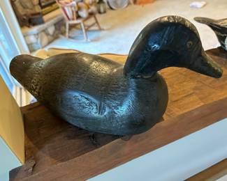 Many antique decoys