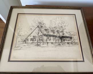 Ernest Roth original etching