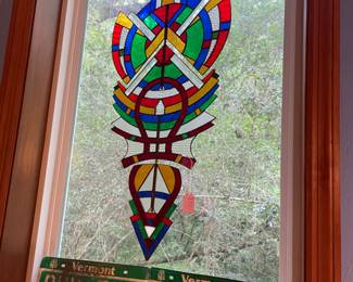 Fabulous stained glass piece…