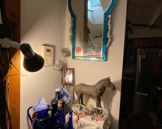 Love this unique vintage mirror…