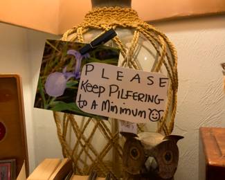 Seriously…no pilfering! Not even a little bit!