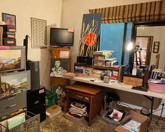 Another office view. Hi Elvis!!