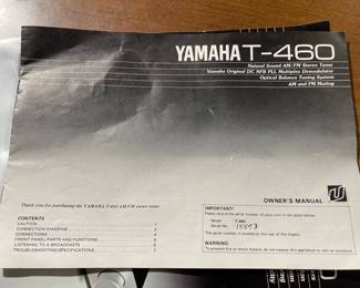 YAMAHA T-460 STEREO TUNER