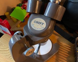 VINTAGE SWIFT MICROSCOPE