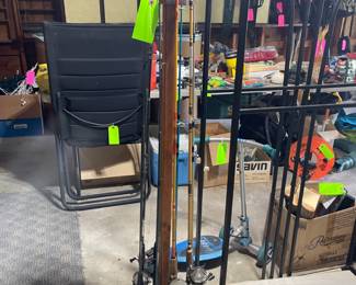 FISHING POLES AND TACKLE