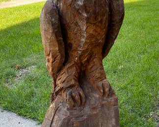 LARGE CARVED EAGLE