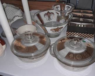 Vintage casserole dishes