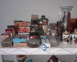 Vintage spice containers