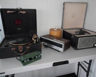 Vintage record players